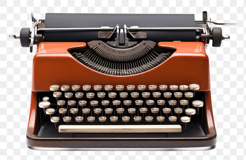 PNG  Manual Typewriter typewriter white background correspondence.
