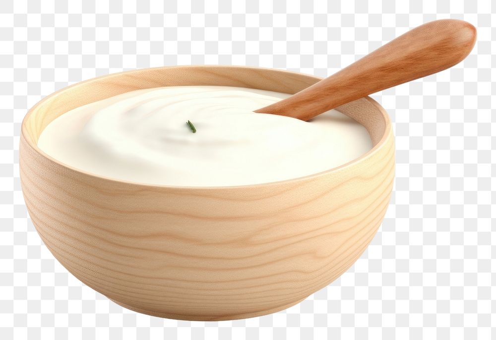 PNG Spoon bowl food mayonnaise.