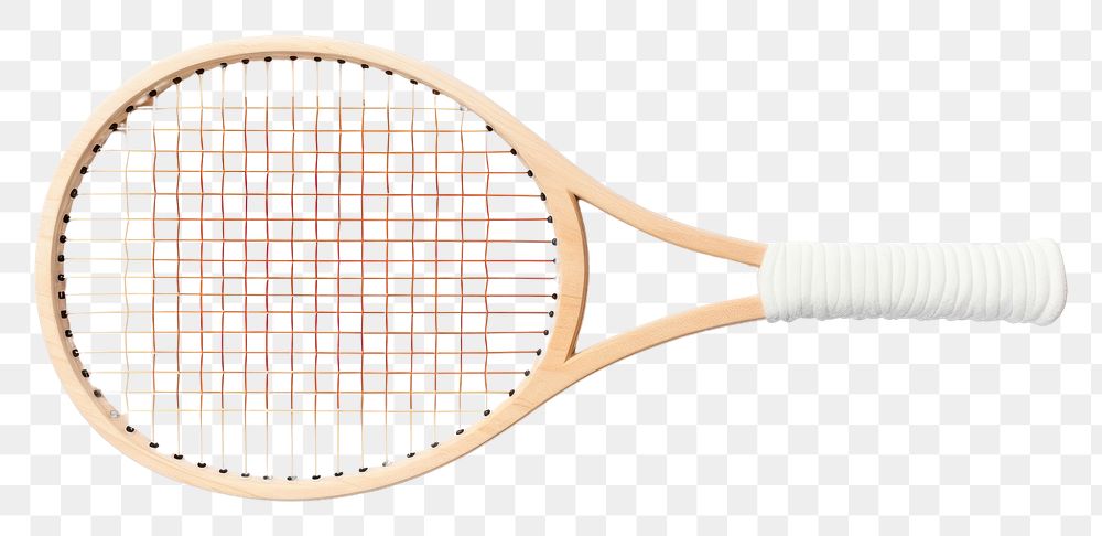 PNG Tennis racket white background string circle.