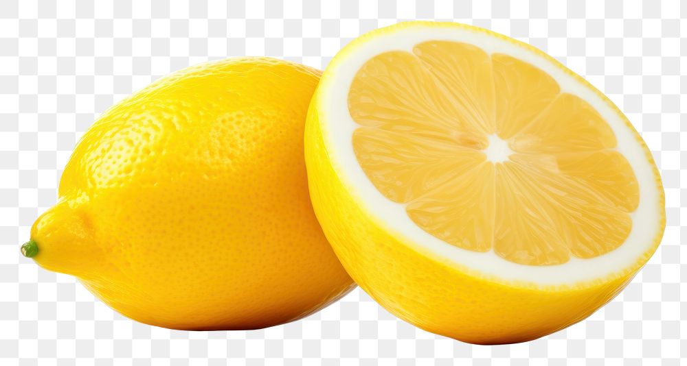 PNG Lemons lemon halved fruit.
