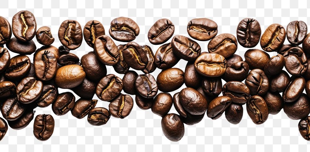 PNG Coffee beans border coffee coffee beans backgrounds.