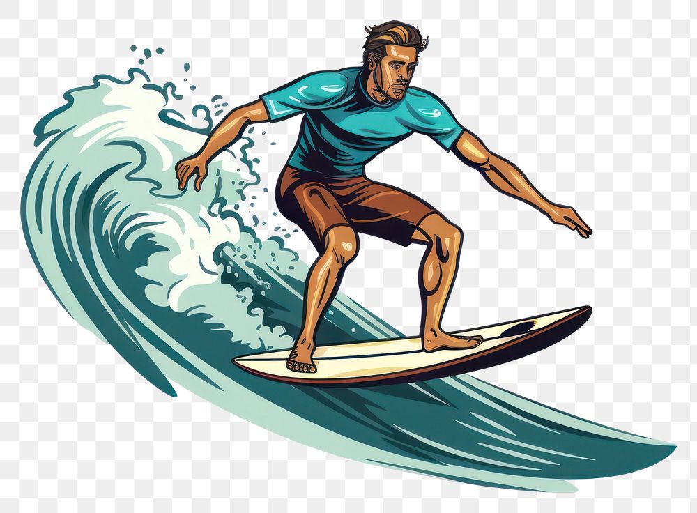 PNG  Surfer clipart recreation surfing sports.