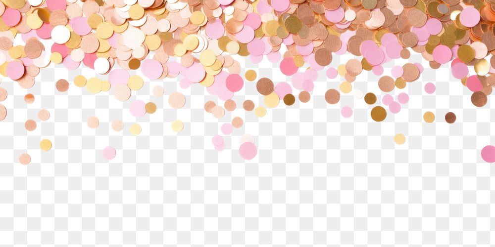PNG Glitter confetti border backgrounds white background tranquility.