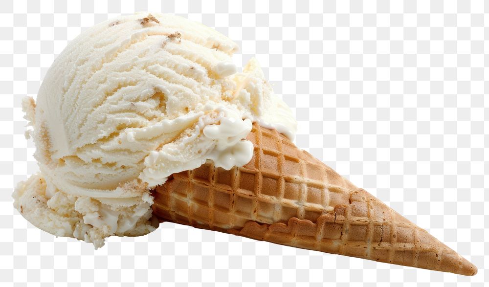 PNG Ice cream cone dessert food white background