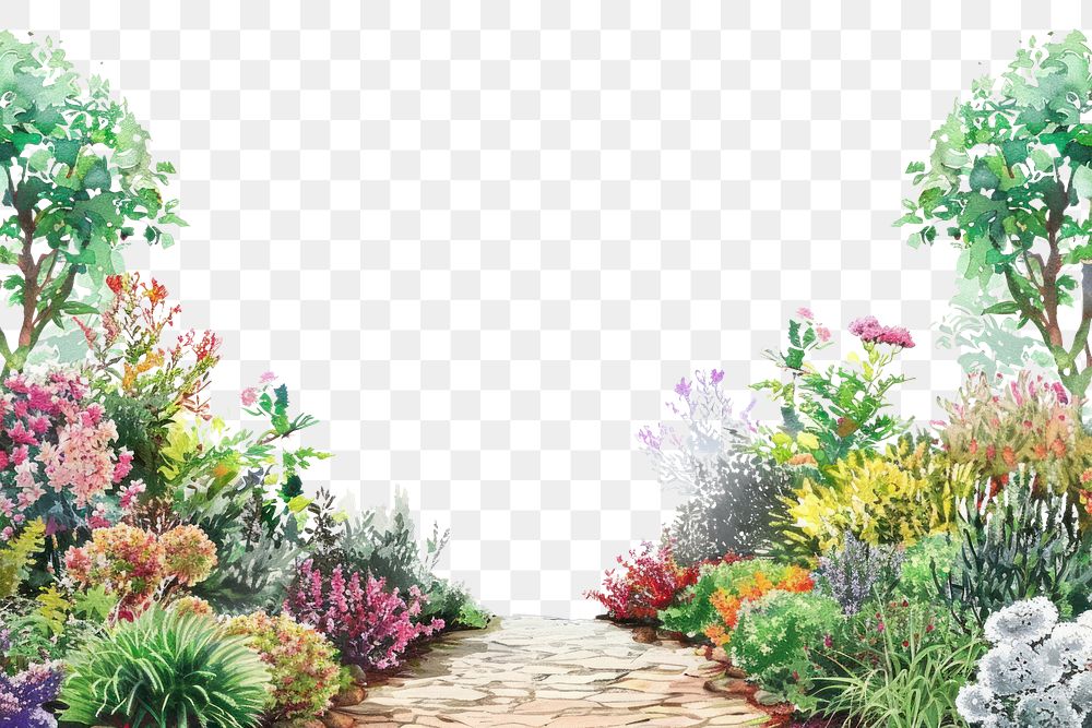PNG  Garden outdoors walkway flower