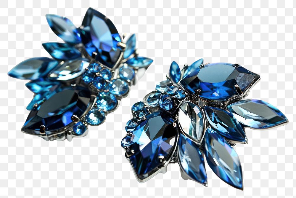 PNG Earrings jewelry gemstone crystal.