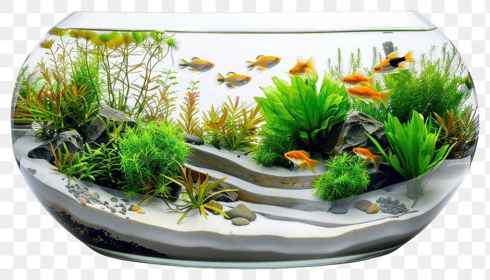 PNG Aquarium fish tank plant transparent wheatgrass.