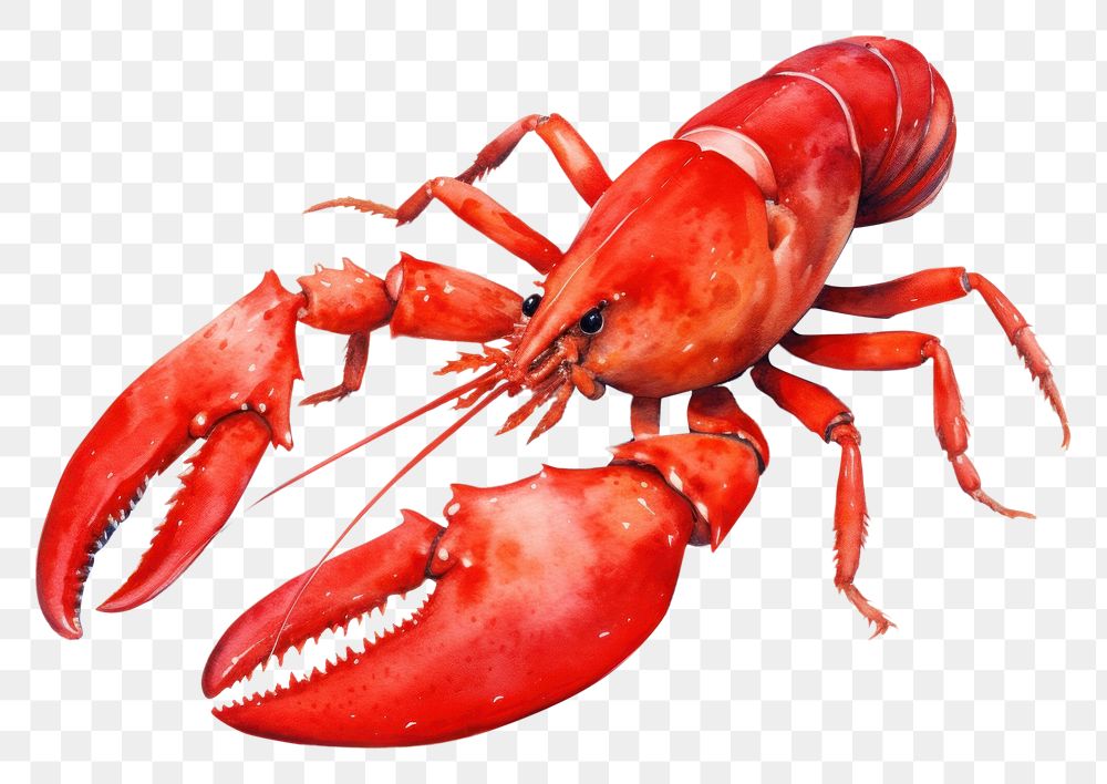 PNG Lobster seafood animal invertebrate.