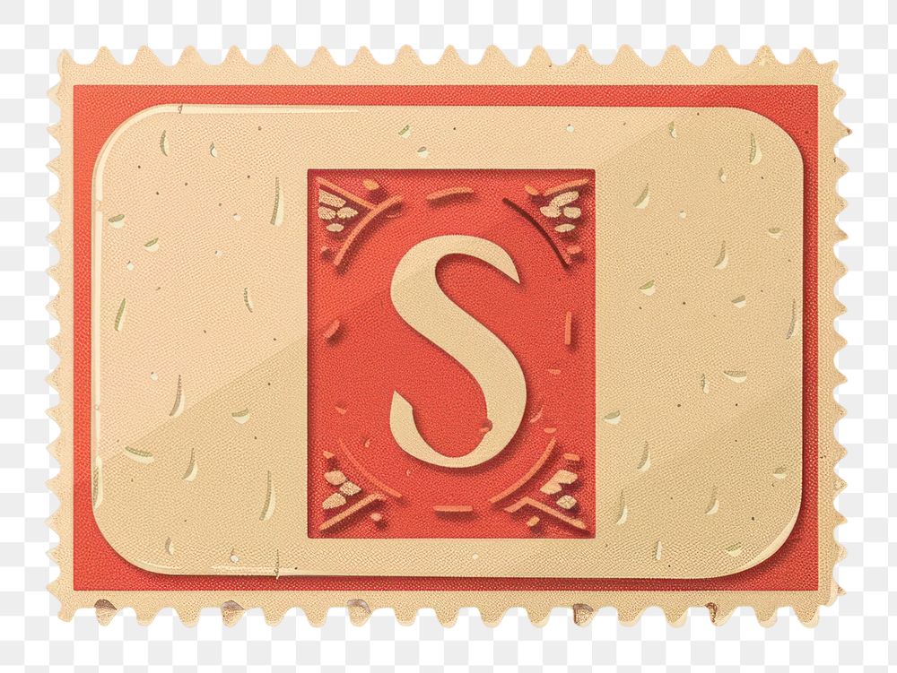 PNG Stamp cut pixel number text postage stamp.