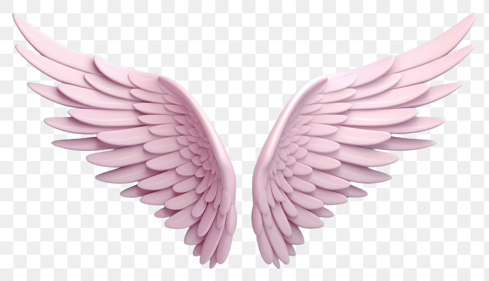 PNG Minimal cute blue wing angel archangel softness.