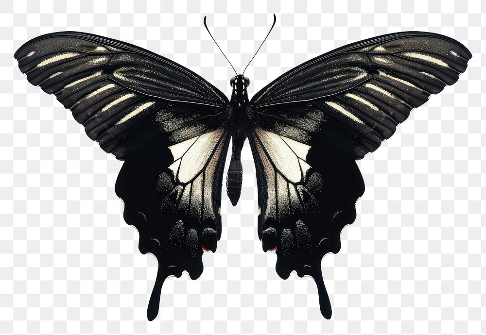PNG A butterfly animal insect white background.