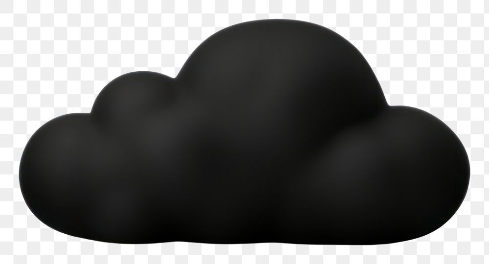 PNG Cloud black simplicity cloudscape.