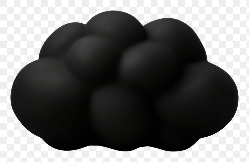 PNG Cloud black simplicity monochrome.