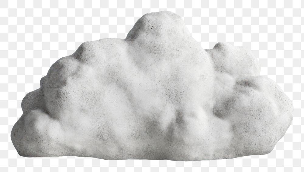PNG Cloud white cloudscape monochrome.