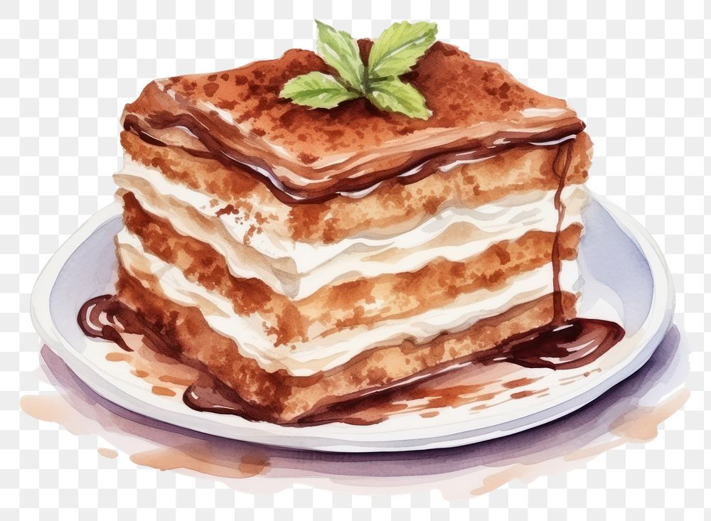 PNG Tiramisu cake tiramisu dessert cream.