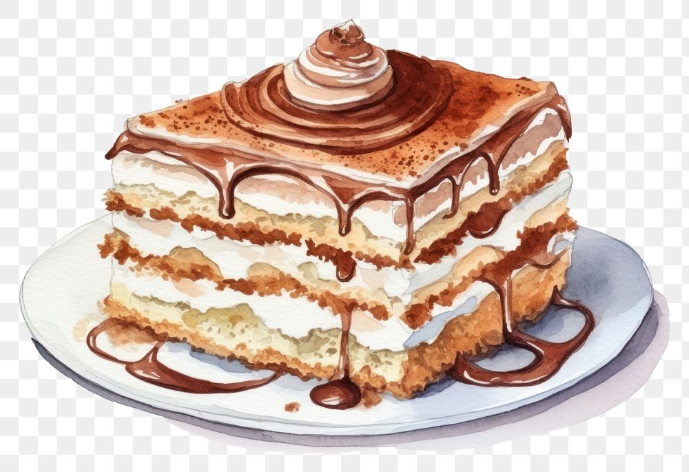 PNG Tiramisu cake tiramisu dessert cream.