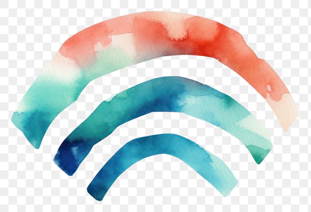 PNG Wifi watercolor paint white background accessories.