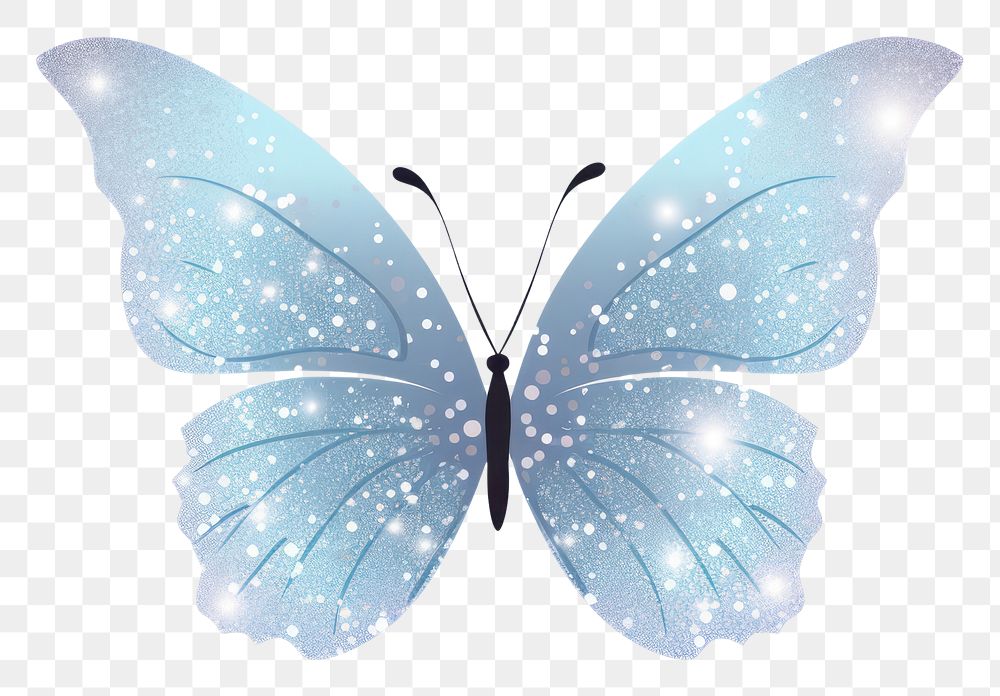PNG Butterfly glitter of butterfly icon animal insect white background.