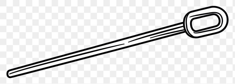 PNG Bobby pin line white background weaponry.