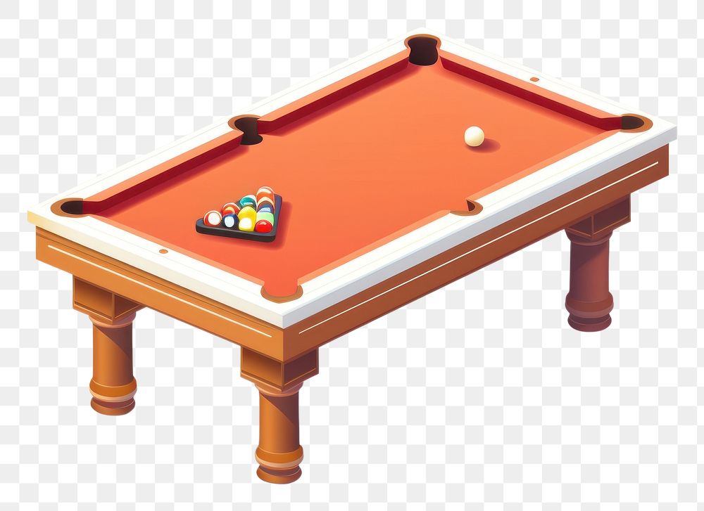 PNG Pool table furniture eight-ball relaxation.