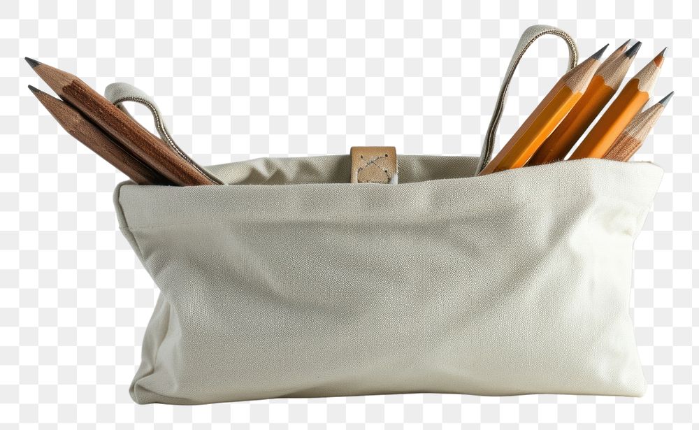PNG A pencil bag handbag white white background.