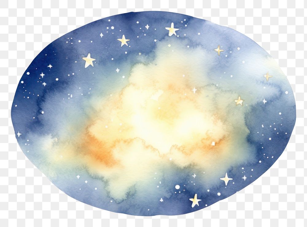 PNG Milky way galaxy astronomy nebula space.