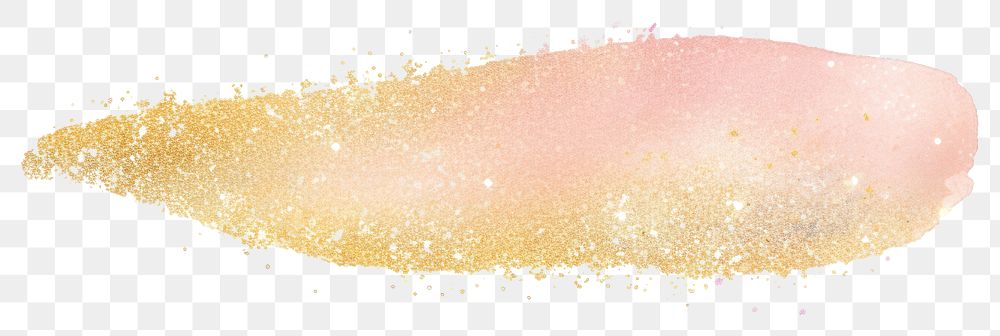 PNG Gold abstract brush stroke white background cosmetics outdoors.