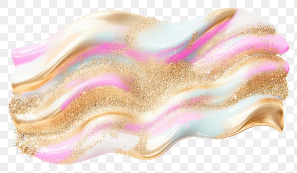 PNG Gold abstract brush stroke backgrounds glitter white background.