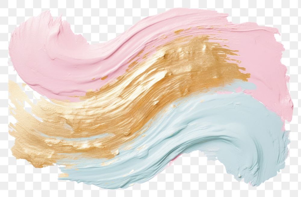 PNG Gold abstract brush stroke backgrounds painting white background.