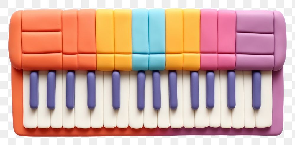 PNG Plasticine of piano creativity accordion variation.