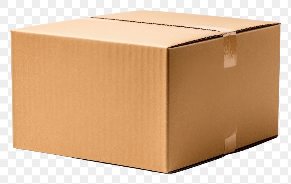 PNG Box package delivery cardboard carton packaging white background simplicity delivering.