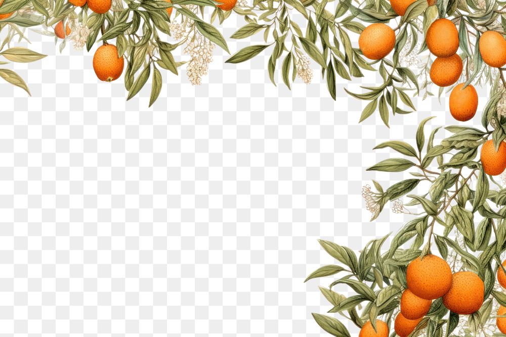 PNG  Grapefruit branch orange plant
