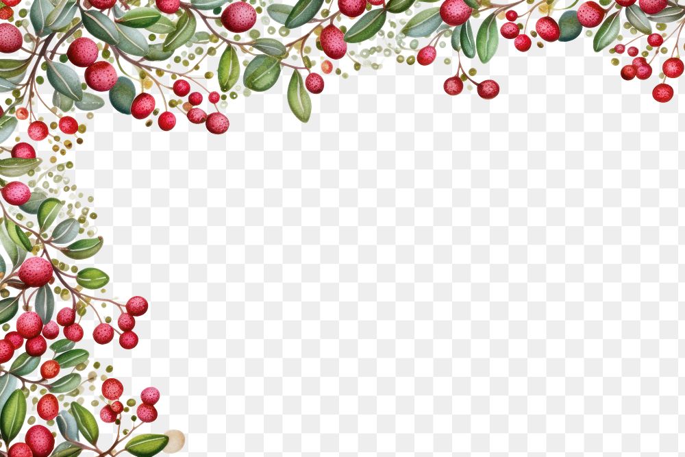 PNG  Backgrounds pattern berry plant.
