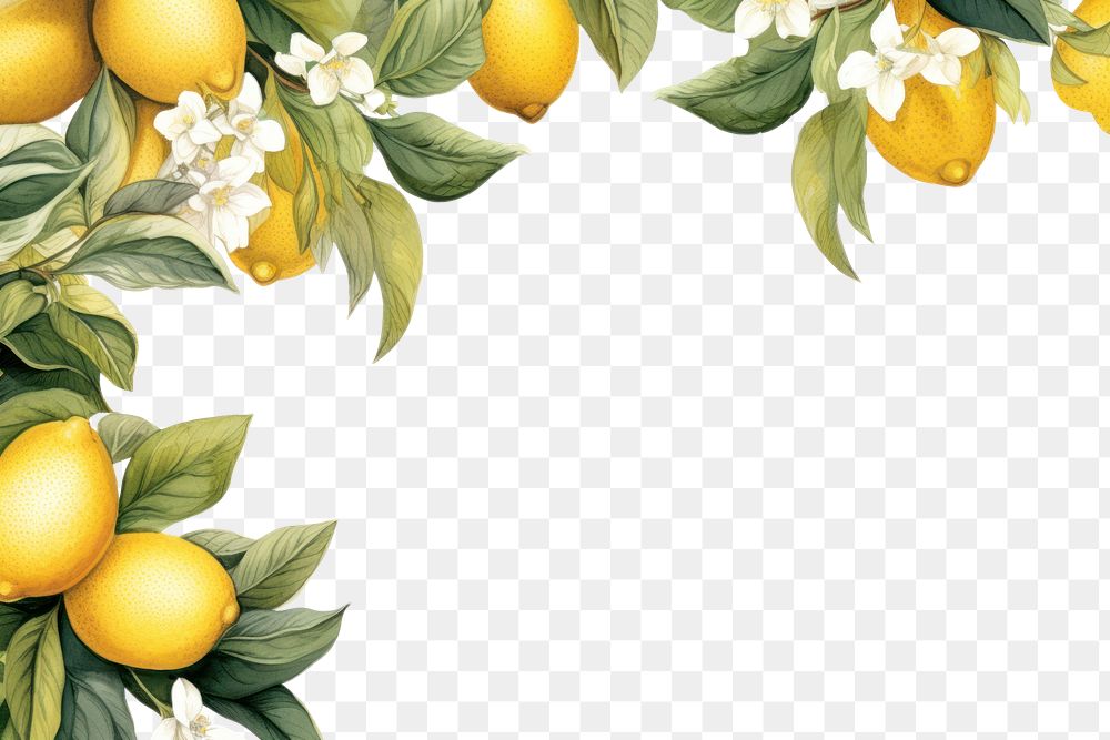 PNG  Lemon backgrounds branch fruit
