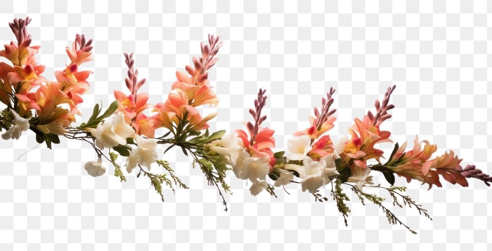 PNG Tropical flower bushes plant white background floristry.