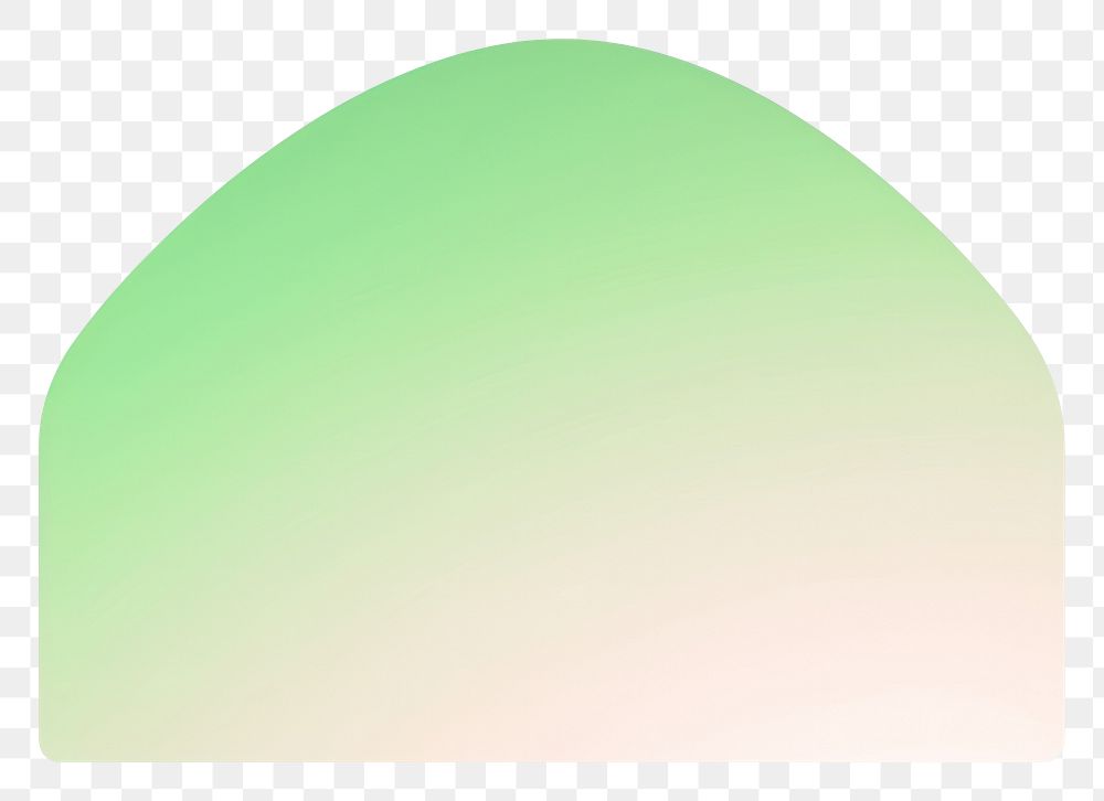 PNG Circle shape green line.