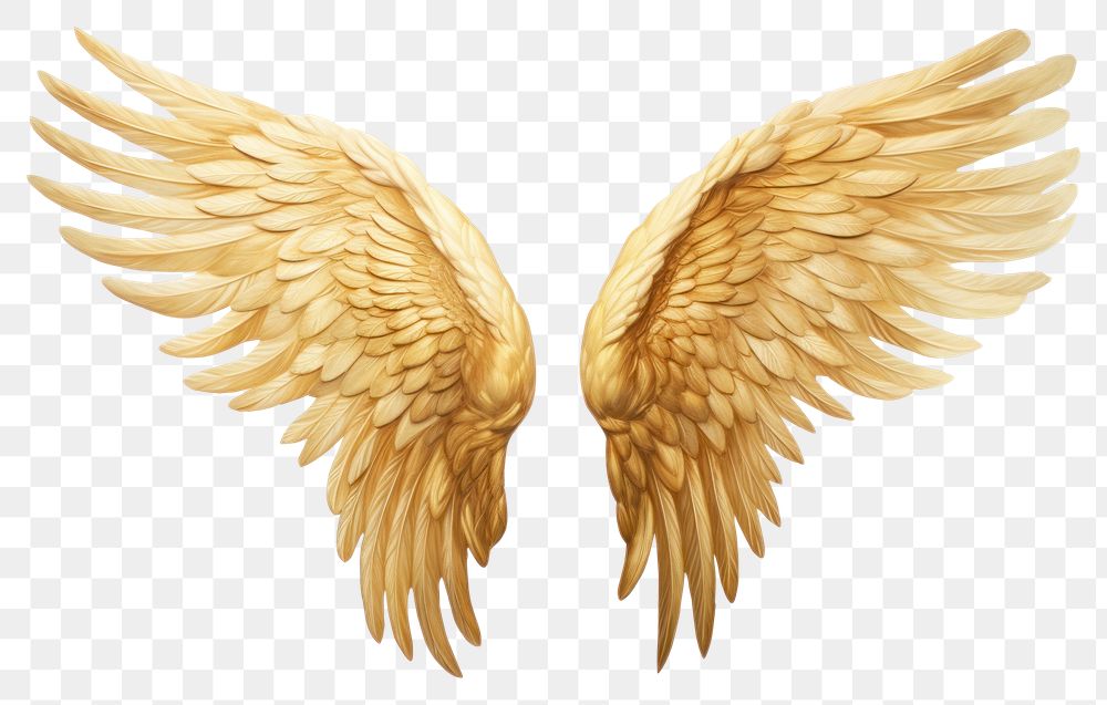 PNG Angel wings bird white background archangel.