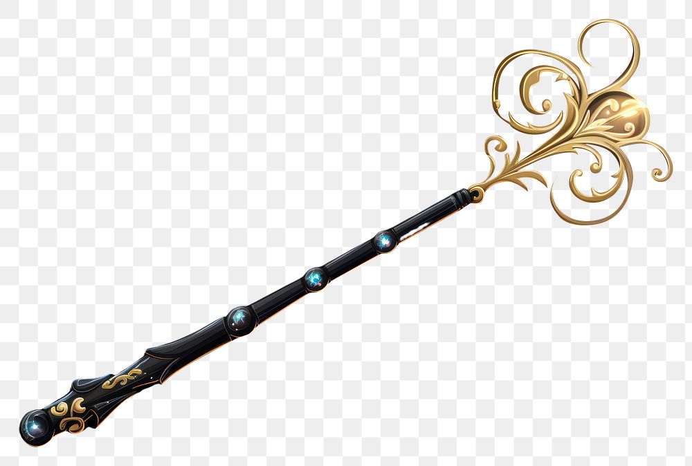 PNG Magic dagger wand illuminated