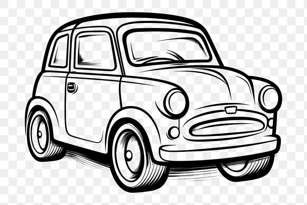 PNG  Car drawing vehicle sketch.