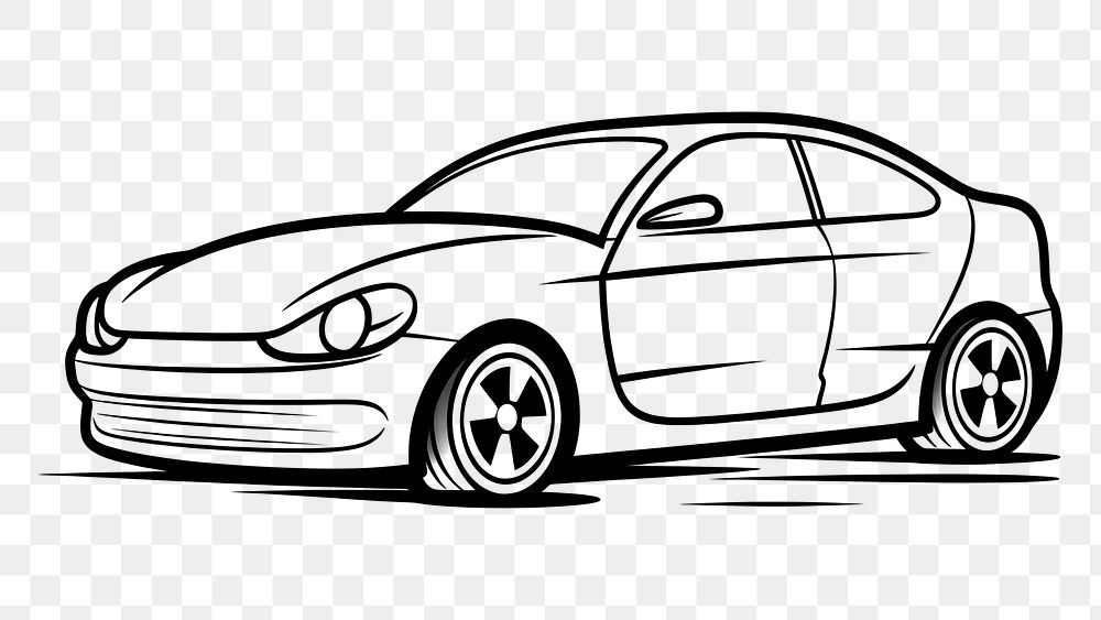 PNG  Car drawing vehicle sketch.
