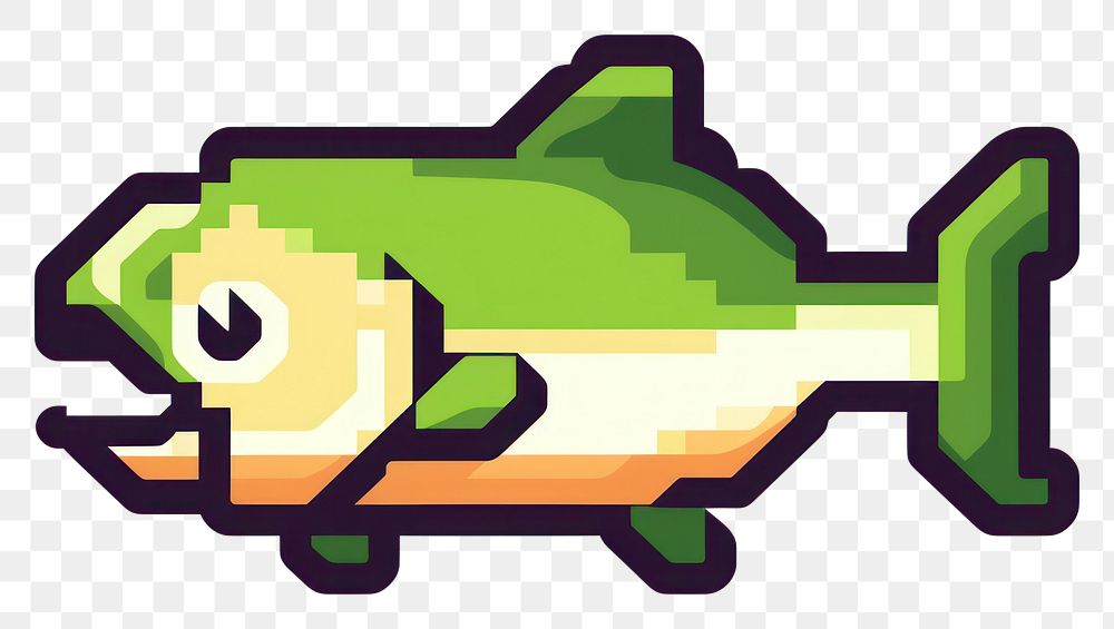 PNG Fishing pixel animal pixelated amphibian.