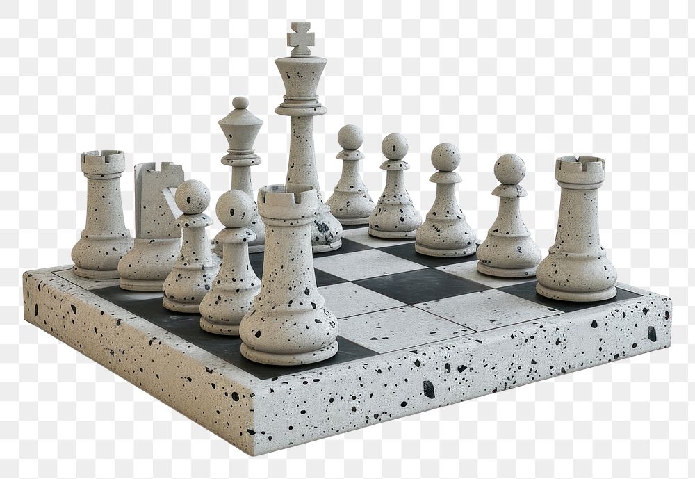 PNG Chess game chessboard strategy.