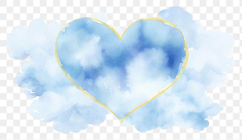 PNG Heart backgrounds shape cloud.
