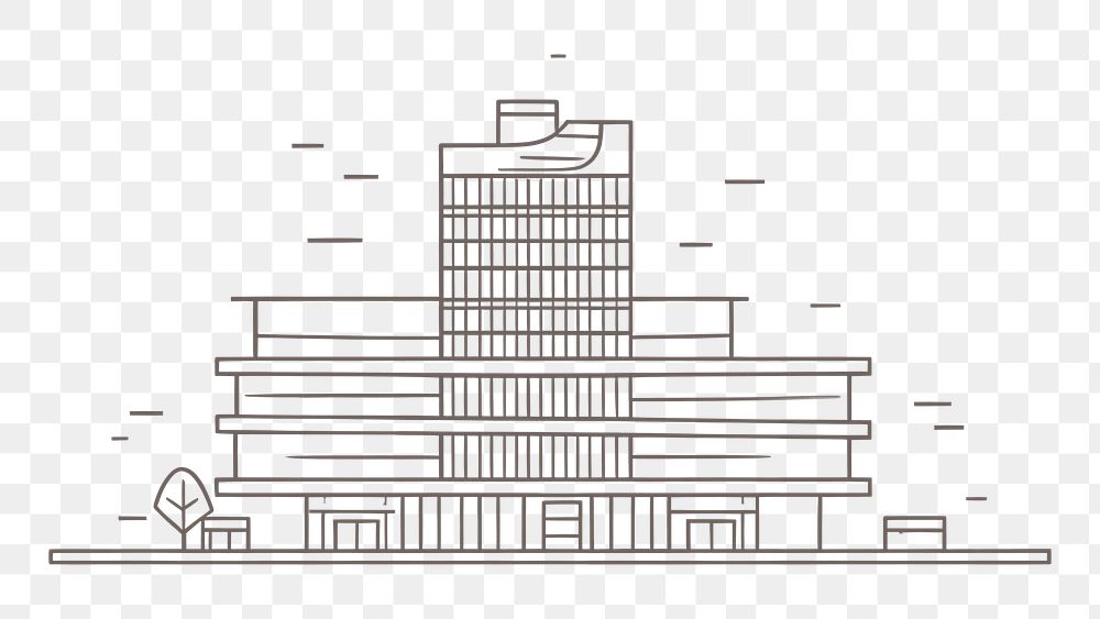 PNG Modern architecture icon diagram line city.