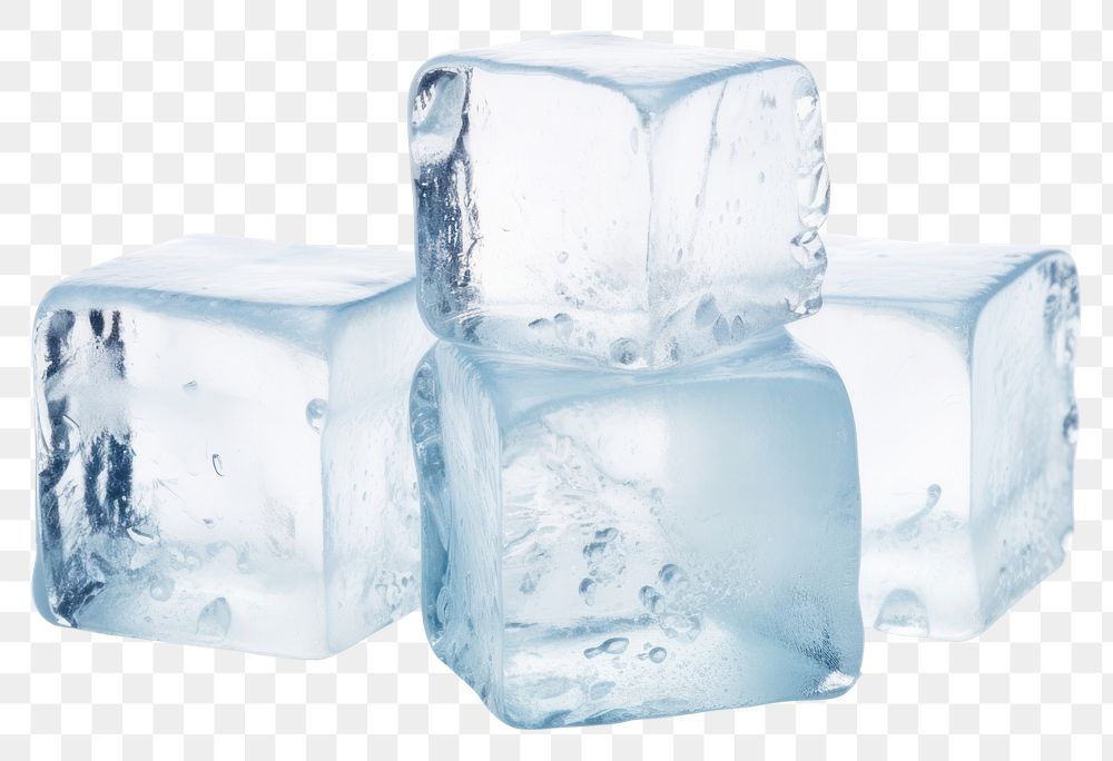 PNG Three ice cube white white background freezing.