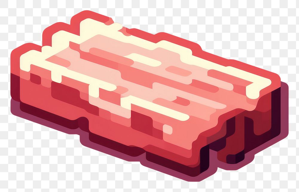 PNG Bacon pixel food dynamite weaponry.