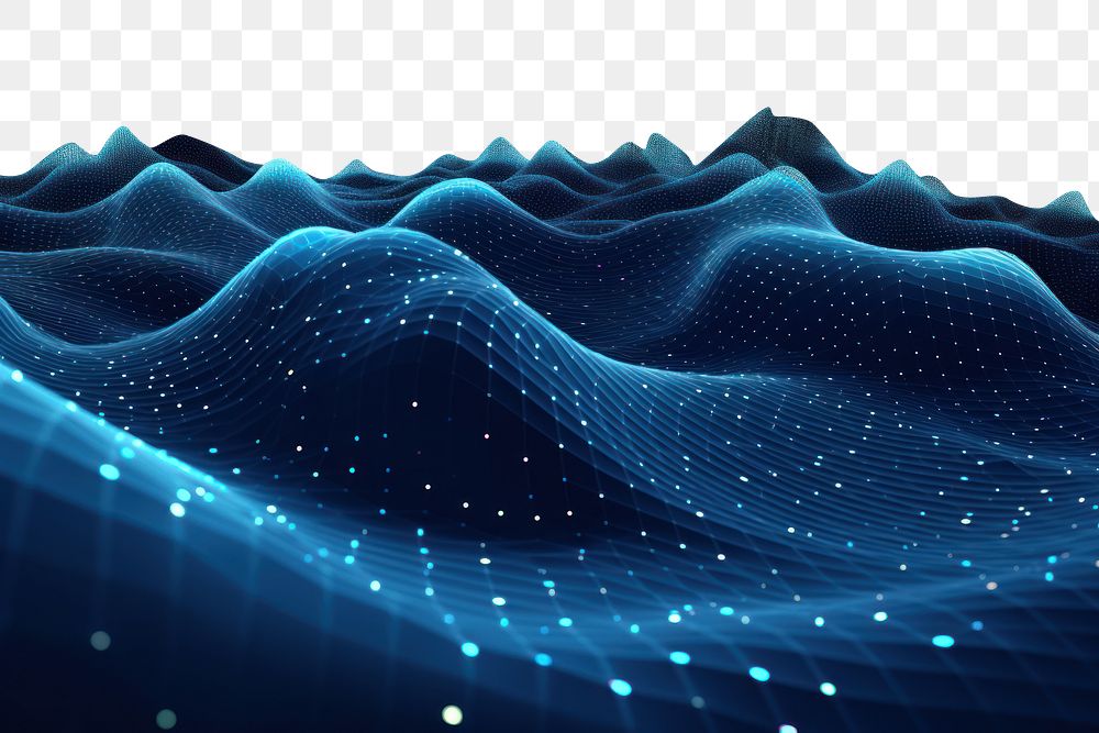 PNG Wave connected by lines backgrounds pattern nature.