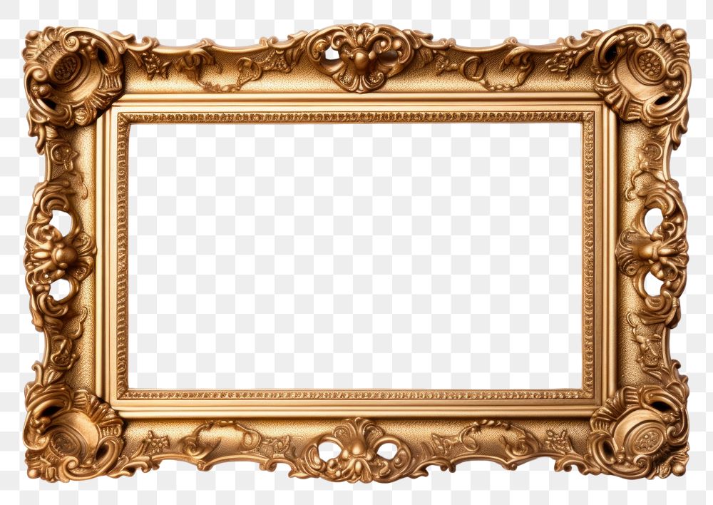 PNG Art deco frame rectangle photo white background.