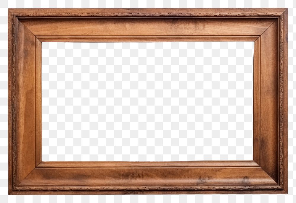 PNG Brown wood frame backgrounds rectangle white background.