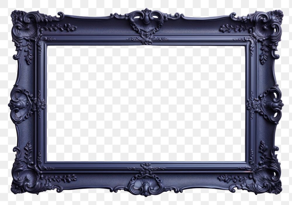 PNG Dark blue frame rectangle white background architecture.